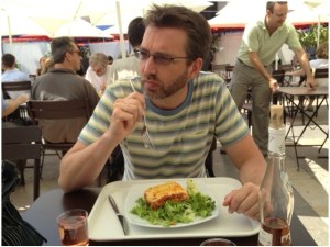 Lunch near Eiffel Tower