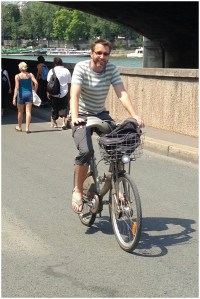 Step 7 - Bike along Seine