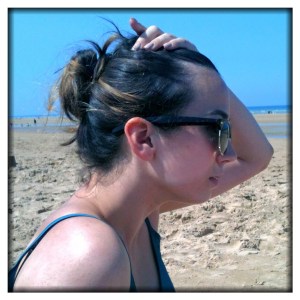 Relaxing at the beach.