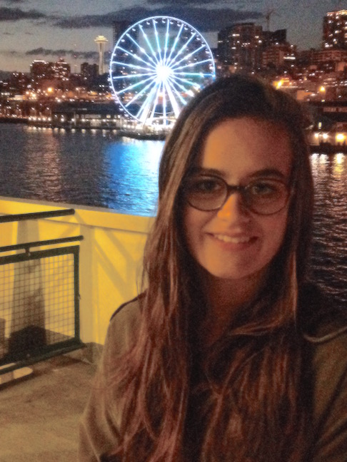 Pulling back in to Seattle on the ferry tonight after taking Christine & Celeste to Bainbridge Island at sunset.