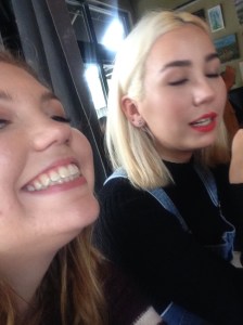 Ella and her friend Chloe (aka *) in Portland. What, you didn't recognize *'s blonde hair?