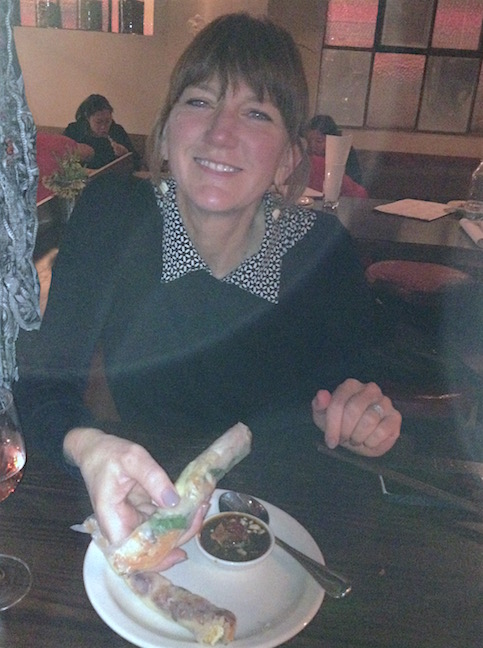 The first Tuesday of the month includes a PSCS board meeting. This makes for a long day for Melinda and me, one in which we don't have time to go home before the meeting. Tonight we snuck away for a little dinner before heading back to school.