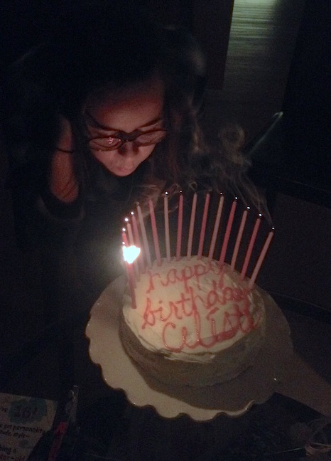 It's Celeste's 16th birthday today and we got to spend it with her!