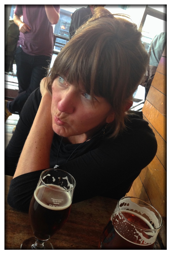 "Hardcore IPA" for Melinda. 