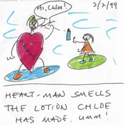 When she was little, Chloe liked making "potions" out of lotion.