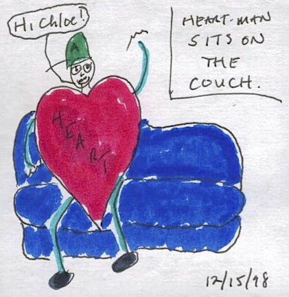 Let me just tell you that that was a very special couch! When Chloe was a newborn we spent a lot of time together on that couch.