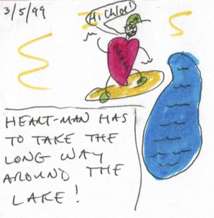 So you can take the floating bridge across Lake Washington or go the long way.