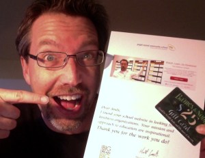 Andy Being Surprised!